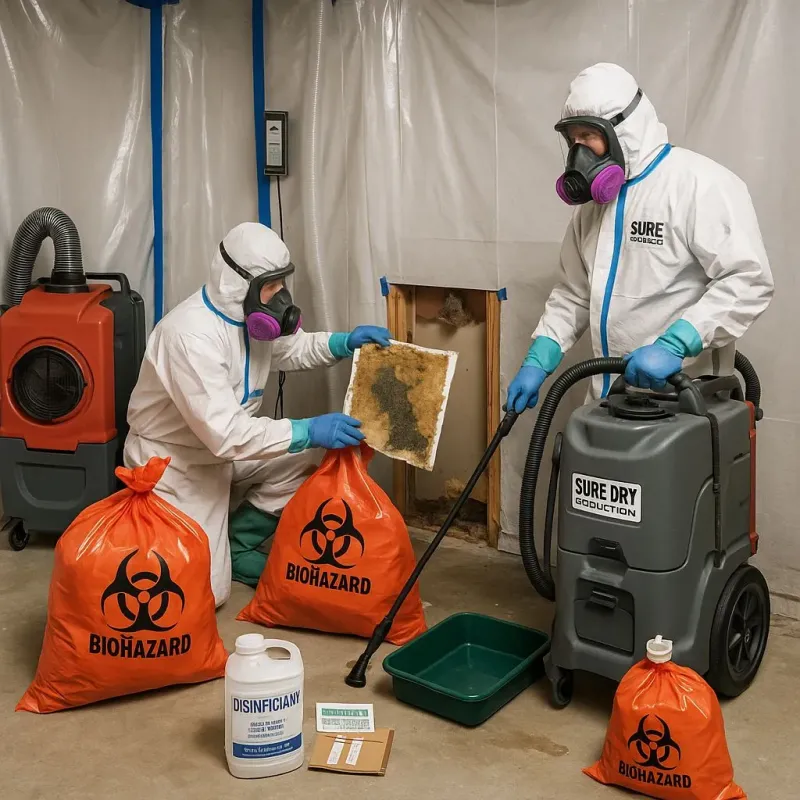 Contaminated Water Handling Protocols process in Lake Park, NC