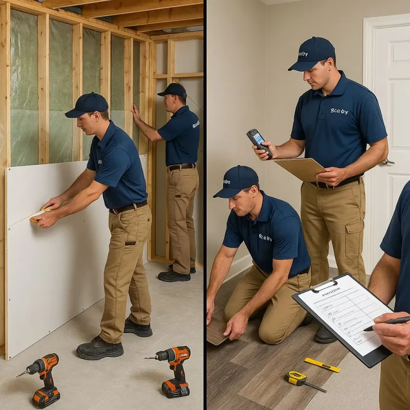 Repairs and Reconstruction process in Lake Park, NC